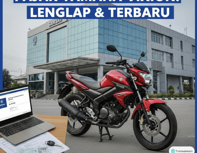 Tarif Pajak Motor Yamaha Vixion, Pajak Tahunan, Ganti Plat & Denda