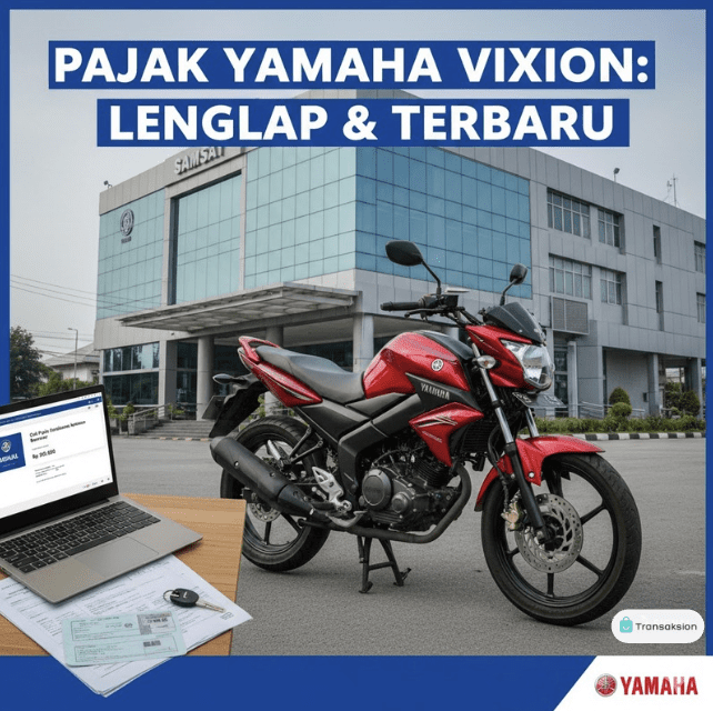 Tarif Pajak Motor Yamaha Vixion, Pajak Tahunan, Ganti Plat & Denda