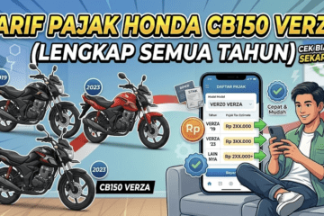 Tarif Pajak Motor Honda CB150 Verza Semua Tipe