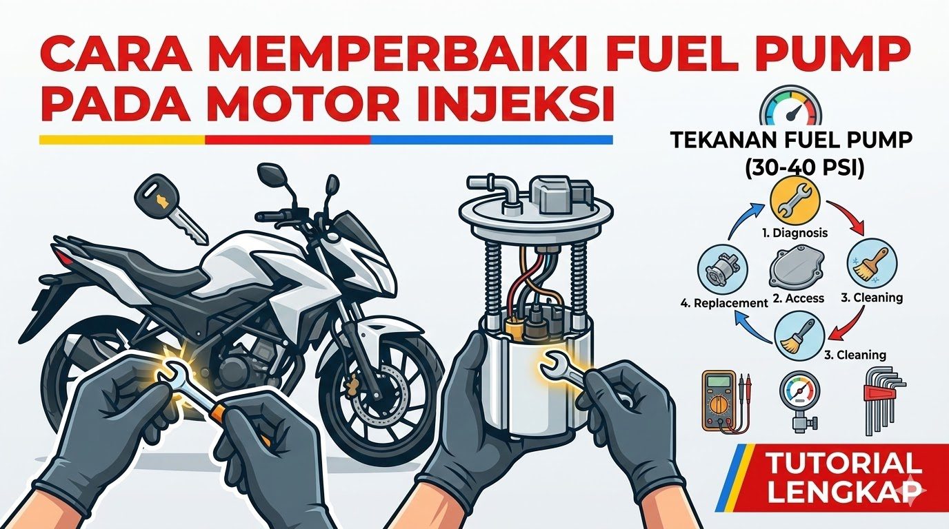 Cara Memperbaiki Fuel Pump Motor Injeksi