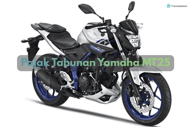 Pajak Motor Yamaha MT-25, Balik Nama, Denda & Ganti Plat